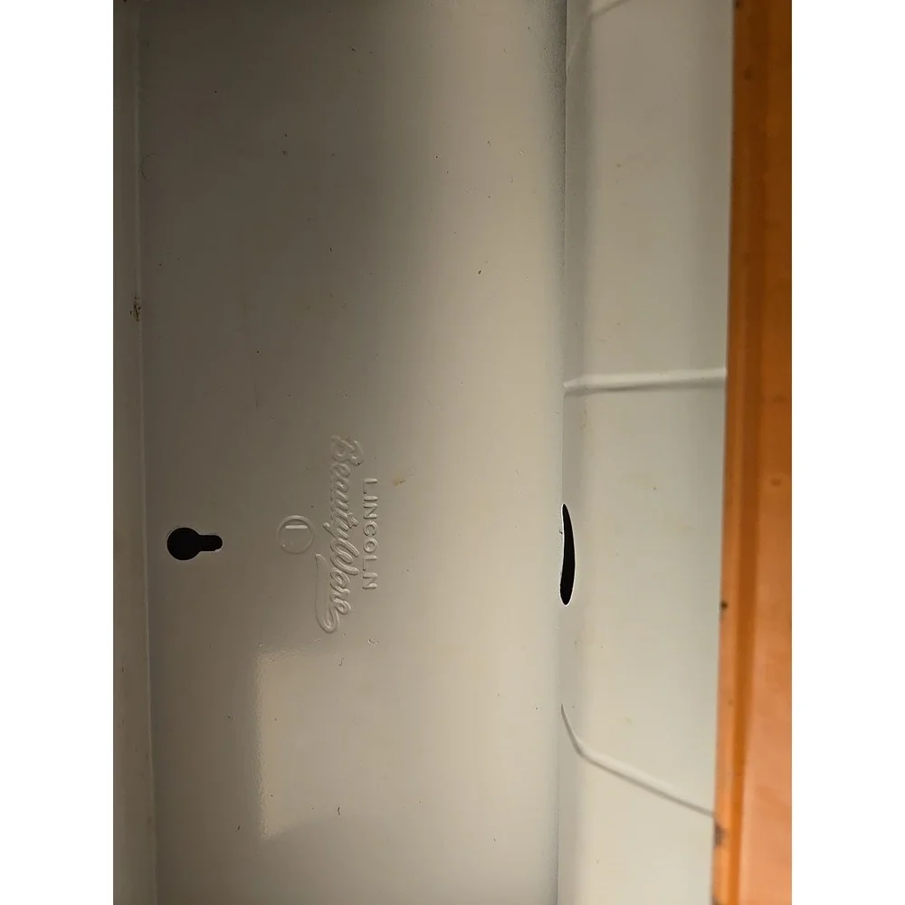 1950s‎ Lincoln Beautyware CU Dispenser For Waxed Paper Towel Aluminum Foil Wrap